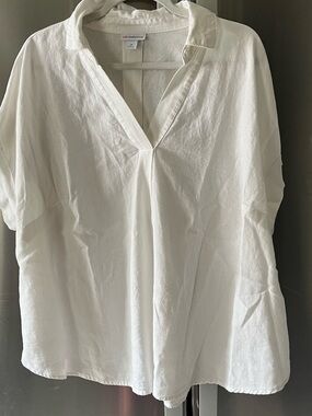 Liz Claiborne Cream/Off-White Blouse - Coastal